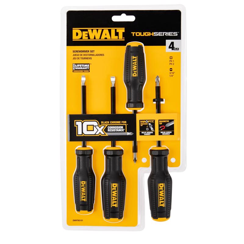 DEWALT - DeWalt ToughSeries 3/16 in. L Demolition Screwdriver Set 4 pc