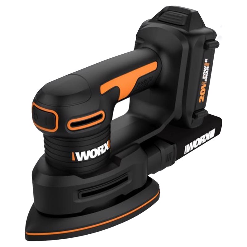 WORX - Worx 20V Cordless Detail Sander Kit (Battery & Charger)