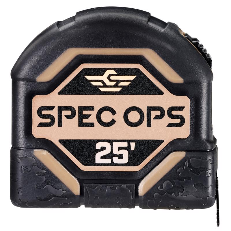 SPEC OPS - Spec Ops 25 ft. L X 3.12 in. W Tape Measure 1 pk