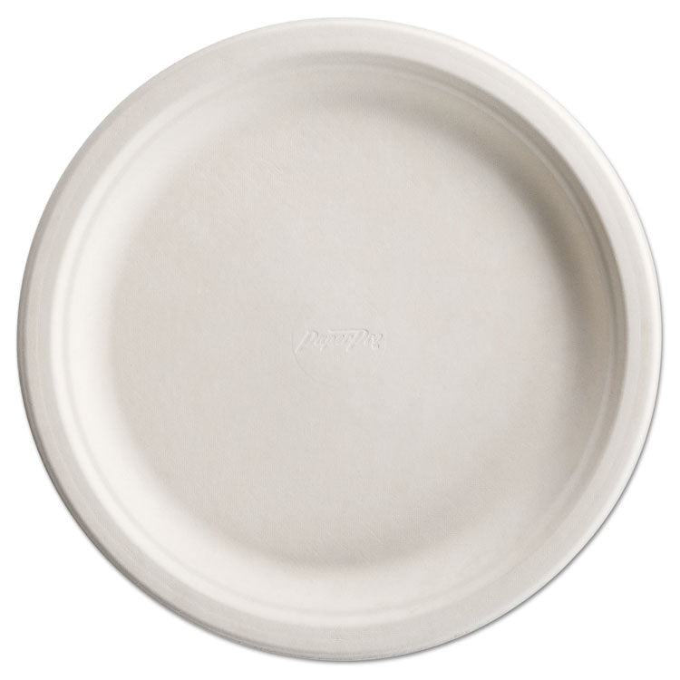 Chinet - PaperPro Naturals Fiber Dinnerware, Plate, 10.5" dia, Natural, 125/Pack, 4 Packs/Carton