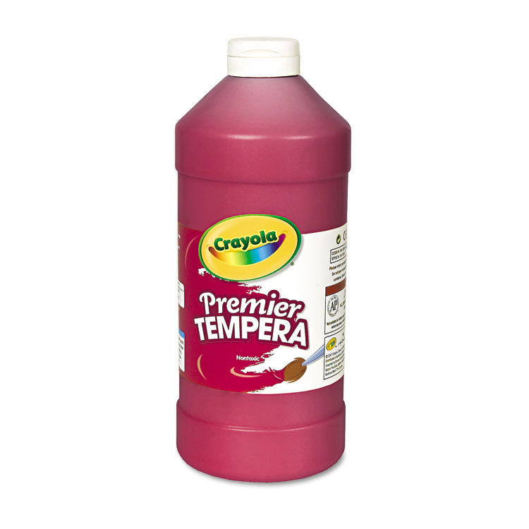 Crayola - Premier Tempera Paint, Red, 16 oz Bottle