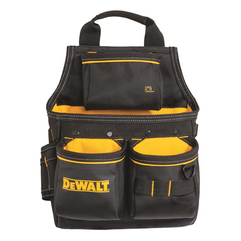 DEWALT - DeWalt 13 pocket Ballistic Nylon Professional Nail Pouch Black/Yellow