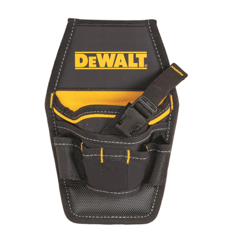 DEWALT - DeWalt 7 pocket Ballistic Nylon Professional Drill Holster Black/Yellow