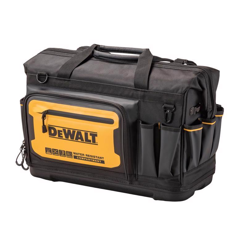 DEWALT - DeWalt Ballistic Nylon All-Purpose Tool Bag 33 pocket Black/Yellow 1 pc