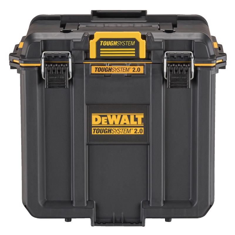 DEWALT - DeWalt ToughSystem 2.0 15.3 in. Deep Half Tool Box Black/Yellow