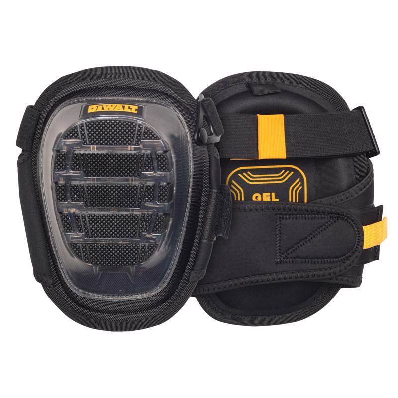 DEWALT - DeWalt 9.3 in. L X 7.25 in. W Gel/Thermoplastic Elastomers Stabilized Knee Pads Black/Yellow One Siz