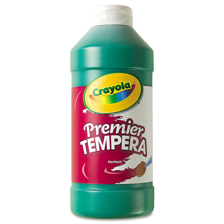 Crayola - Premier Tempera Paint, Green, 16 oz Bottle