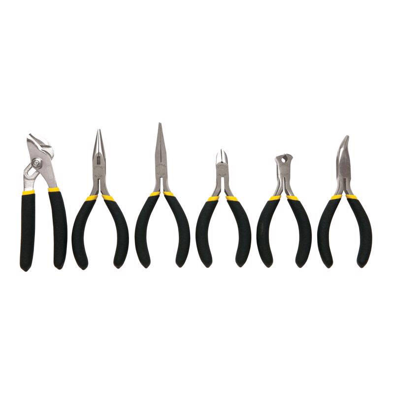 STANLEY - Stanley 6 pc Steel Bi-Material Mini Pliers Set