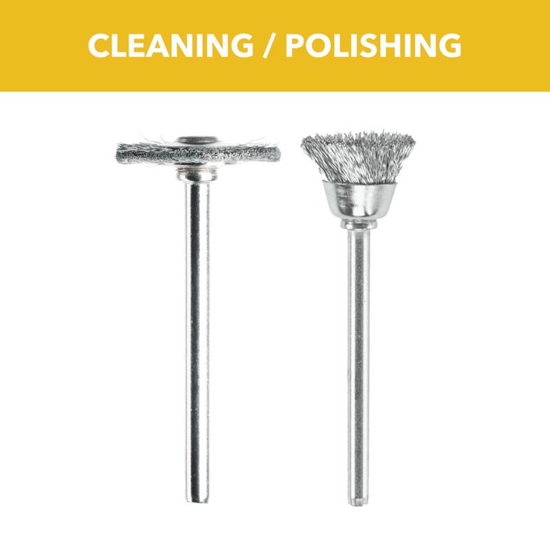 DREMEL - Dremel Carbon Steel Cleaning And Polishing Moto Tool Kit 2 each