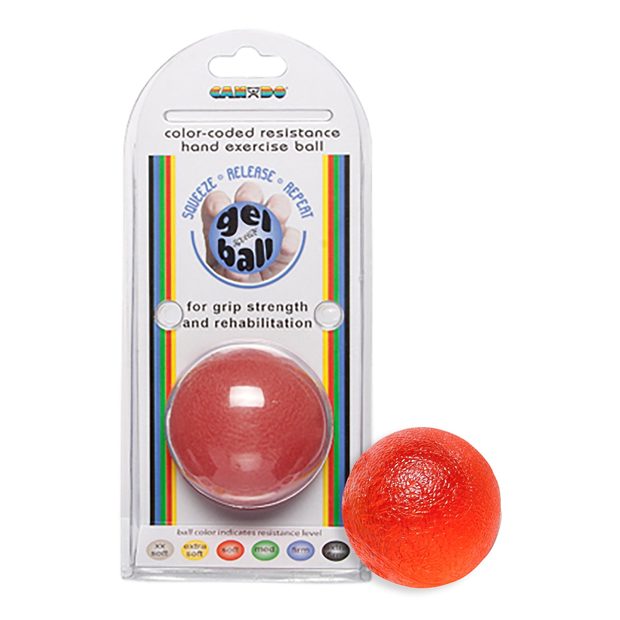 Fabrication Enterprises - Squeeze Ball CanDo® Red Standard Size Light Resistance [1/EA]