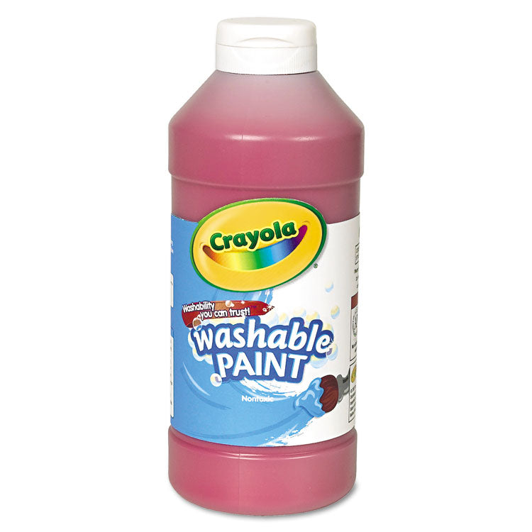 Crayola - Washable Paint, Red, 16 oz Bottle