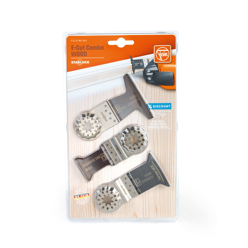 FEIN - Fein Bi-Metal E-Cut Saw Blade Set 3 pc