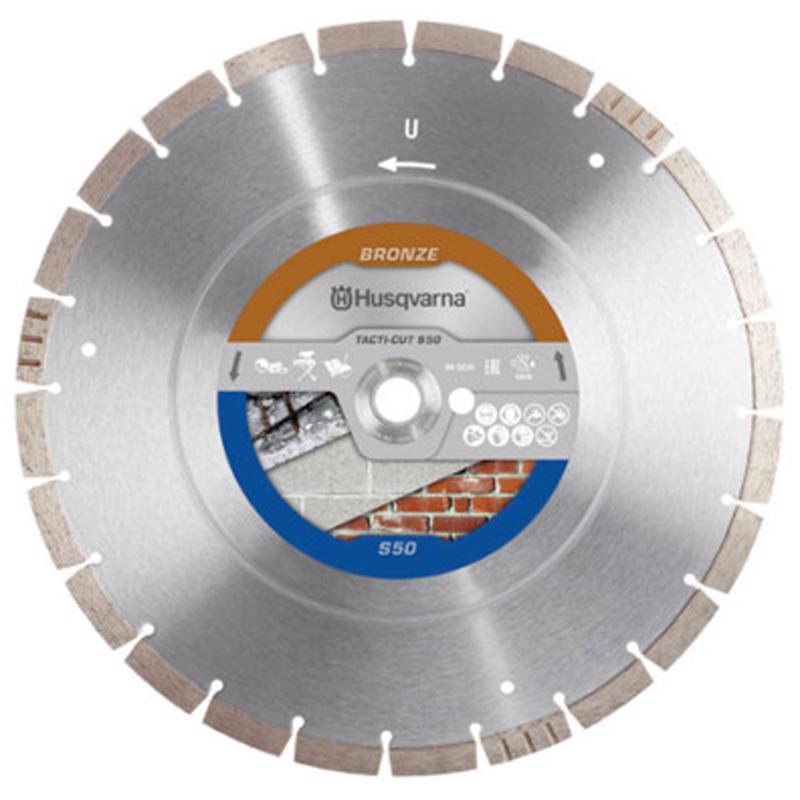 HUSQVARNA - Husqvarna 12 in. D X 1 in. Tacti-Cut S50 Diamond Circular Saw Blade 1 pc