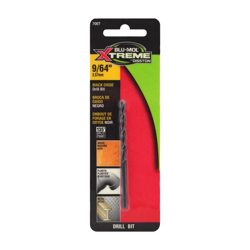 BLU-MOL XTREME - Blu-Mol Xtreme 9/64 in. High Speed Steel Drill Bit 1 pk
