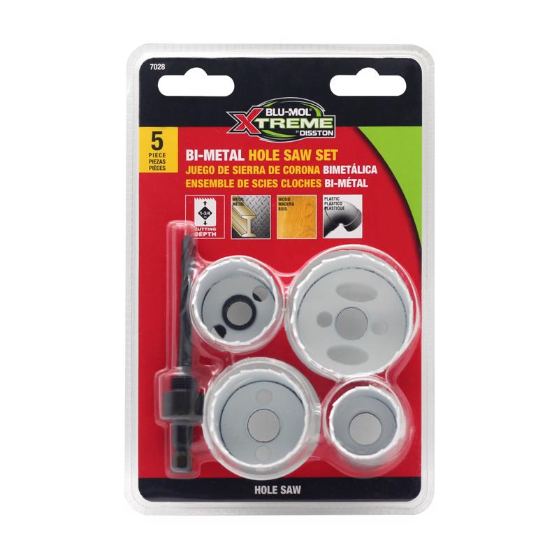 BLU-MOL XTREME - Blu-Mol Xtreme Bi-Metal Hole Saw Set 5 pc