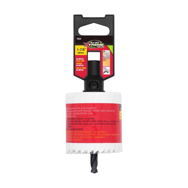 BLU-MOL XTREME - Blu-Mol Xtreme 1-7/8 in. Bi-Metal Hole Saw 1 pk
