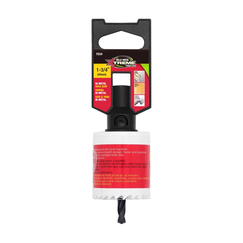 BLU-MOL XTREME - Blu-Mol Xtreme 1-3/4 in. Bi-Metal Hole Saw 1 pk