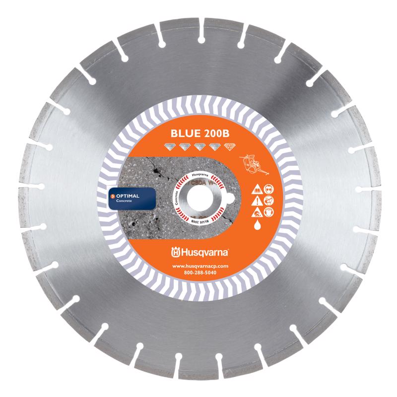HUSQVARNA - Husqvarna 14 in. D X 1 in. Blue 200B Alloy Steel Circular Saw Blade 1 each