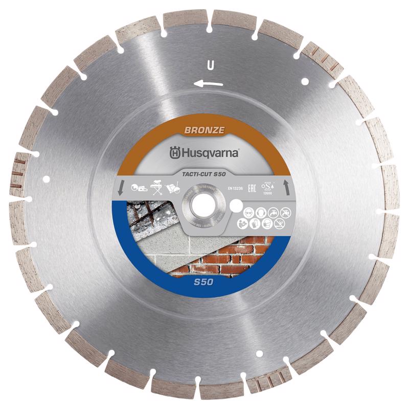 HUSQVARNA - Husqvarna 14 in. D X 1 in. Tacti-Cut S50 Alloy Steel Circular Saw Blade 5 pk