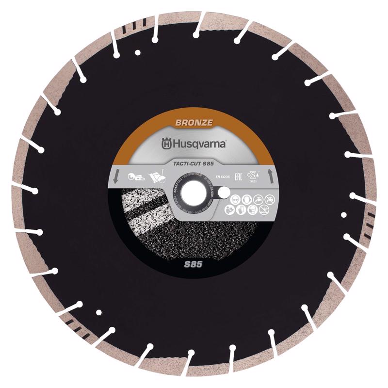 HUSQVARNA - Husqvarna 14 in. D X 1 in. Tacti-Cut S85 Diamond Circular Saw Blade 1 each