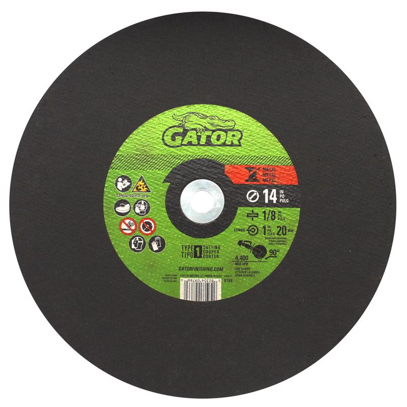 GATOR - Gator 14 in. D X 1 in. Aluminum Oxide Metal Cut-Off Blade 1 pk