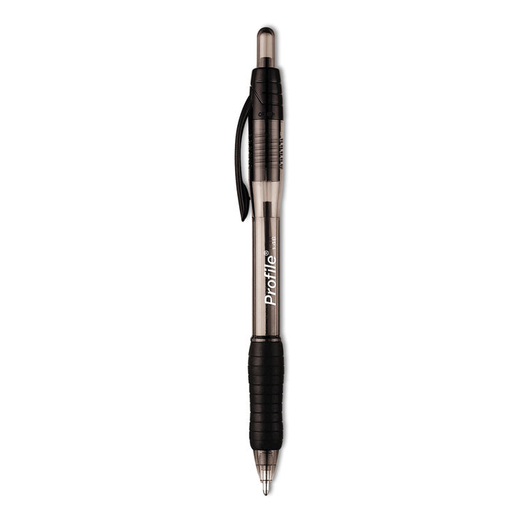 Paper Mate - Profile Ballpoint Pen Value Pack, Retractable, Bold 1.4 mm, Black Ink, Smoke Barrel, 36/Box