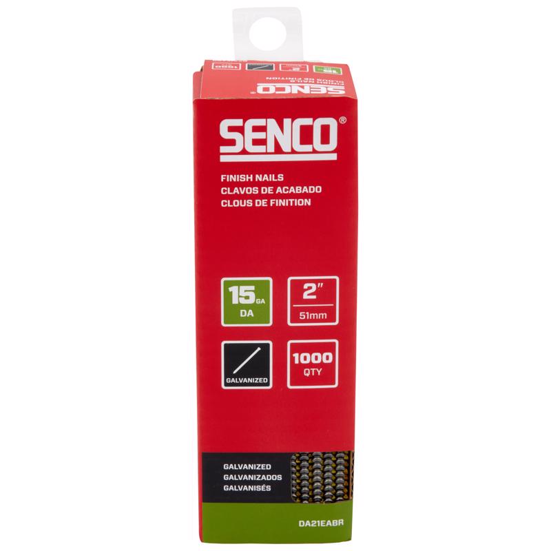 SENCO - Senco 2 in. Finishing Galvanized Steel Nail Brad Head