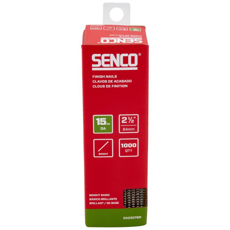 SENCO - Senco 2-1/2 in. Finishing Bright Steel Nail Brad Head
