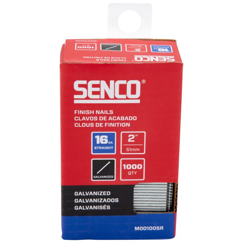 SENCO - Senco 2 in. Finishing Galvanized Steel Nail T-Head Head