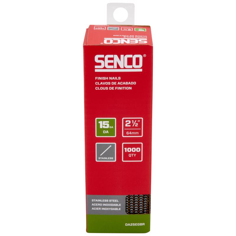 SENCO - Senco 2-1/2 in. Finishing Stainless Steel Nail Brad Head