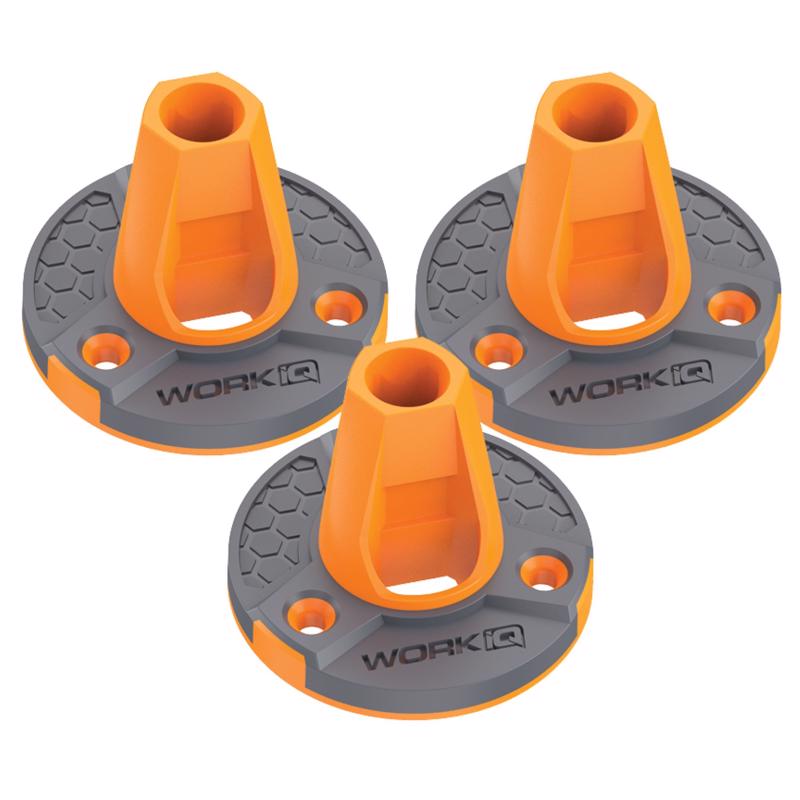 WORK IQ - Work IQ IQ Connect Mounting Plate Resin Gray