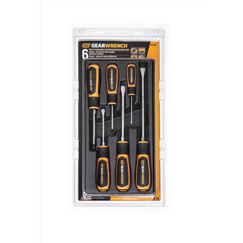 GEARWRENCH - Gearwrench Phillips/Slotted Screwdriver Set 6 each