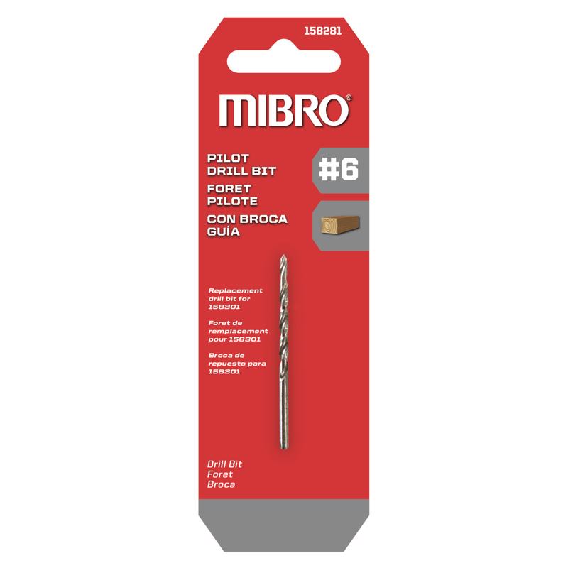 RICHELIEU - Richelieu Mibro 6 Steel Screw Pilot Drill Bit 1 pk