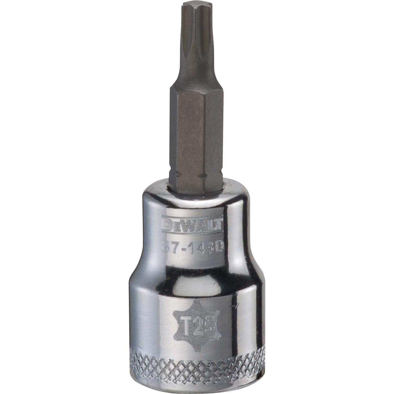 DeWalt T25 Sizes X 3/8 in. drive Torx Bit Socket 1 pc