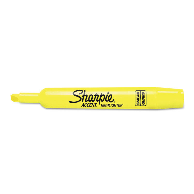 Sharpie - Tank Style Highlighter Value Pack, Fluorescent Yellow Ink, Chisel Tip, Yellow Barrel, 36/Box