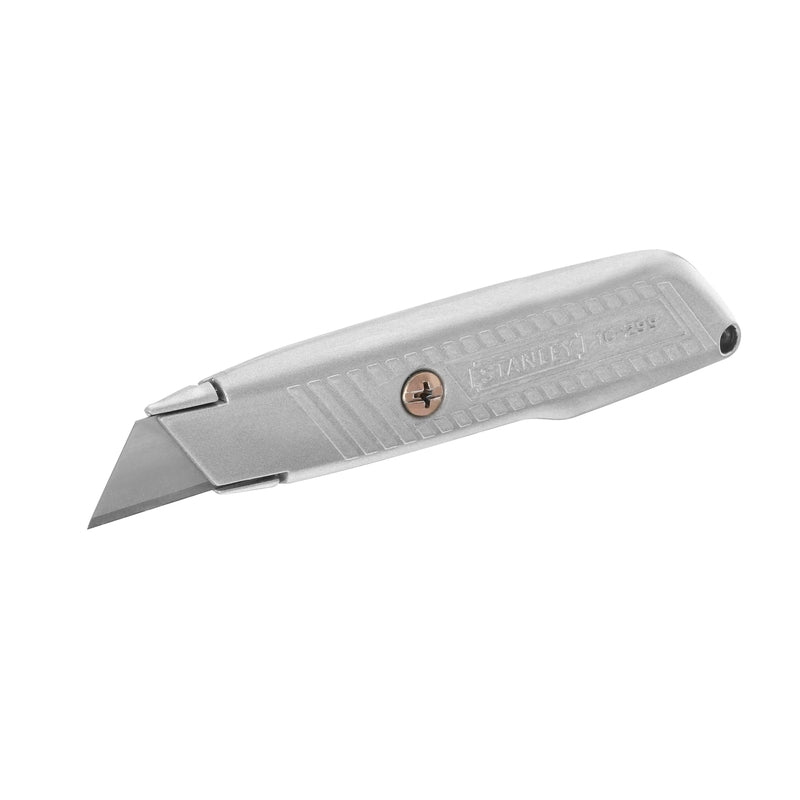 STANLEY - Stanley Interlock 5-1/2 in. Fixed Blade Utility Knife Gray 1 pk - Case of 6