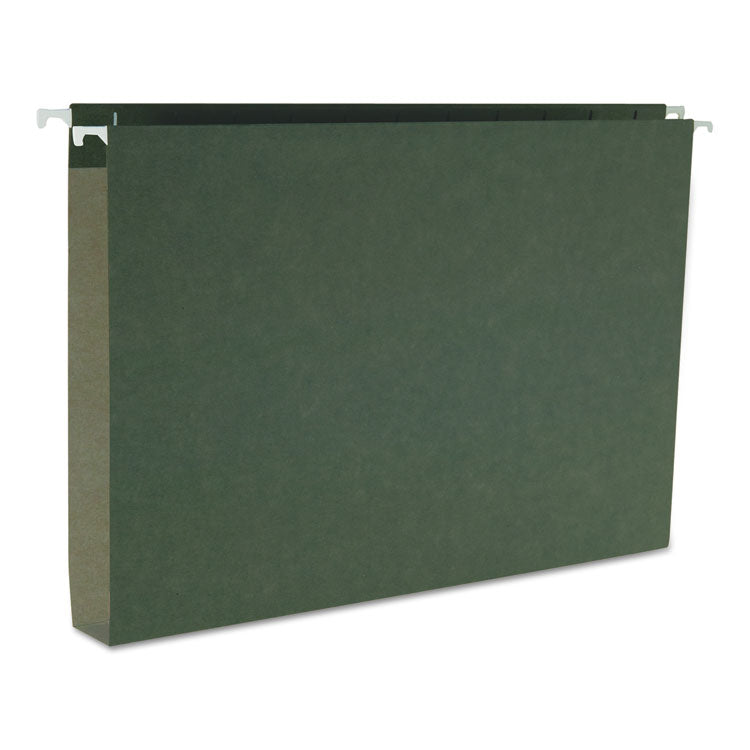 Smead - Box Bottom Hanging File Folders, 1" Capacity, Legal Size, Standard Green, 25/Box