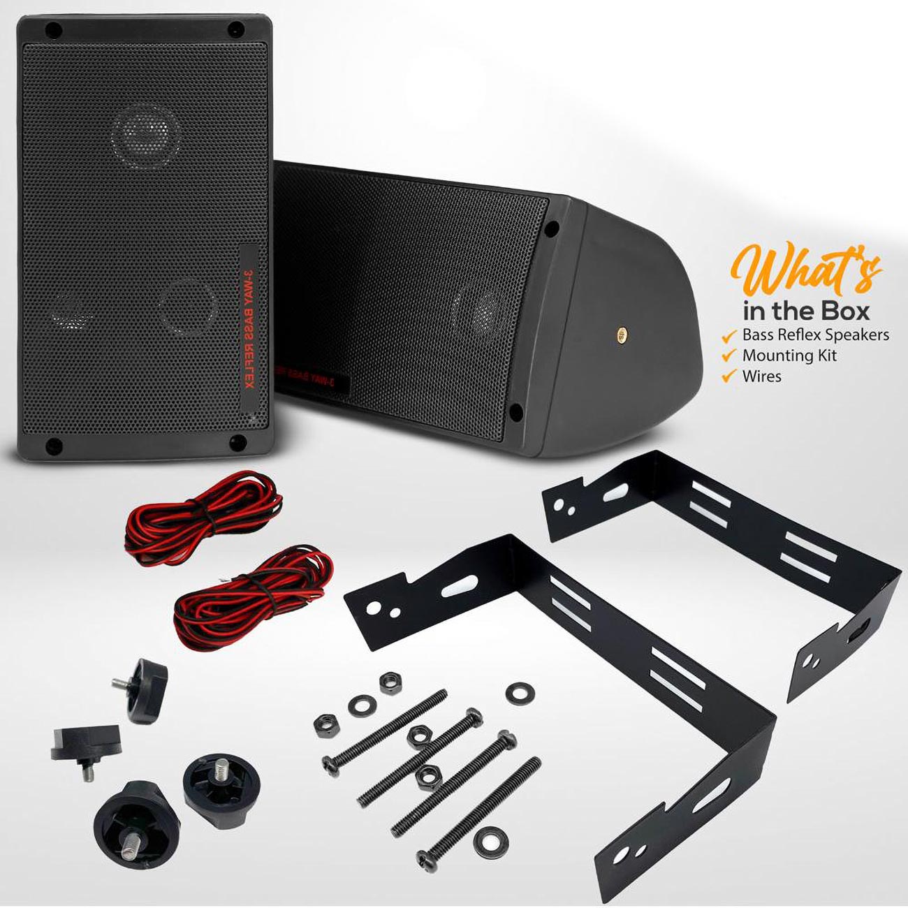 BOX SPEAKER PYRAMID 3-WAY BASS REFLEX