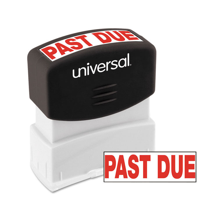 Universal - Message Stamp, PAST DUE, Pre-Inked One-Color, Red