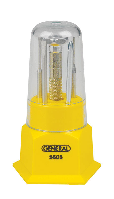 GENERAL - General Multi-Blade Precision Screwdriver Set 5 pc