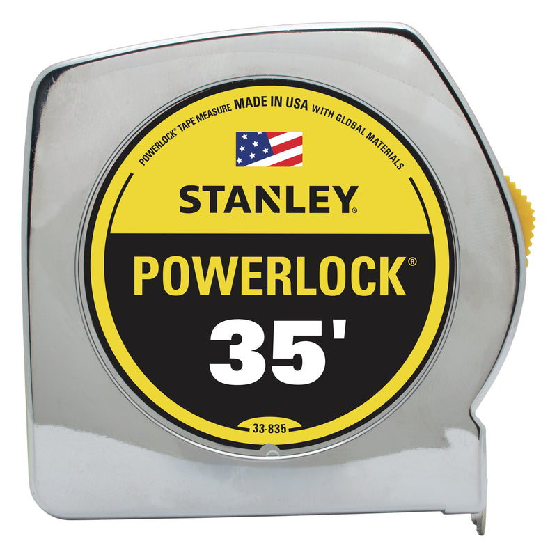 STANLEY - Stanley PowerLock 35 ft. L X 1 in. W Tape Measure 1 pk