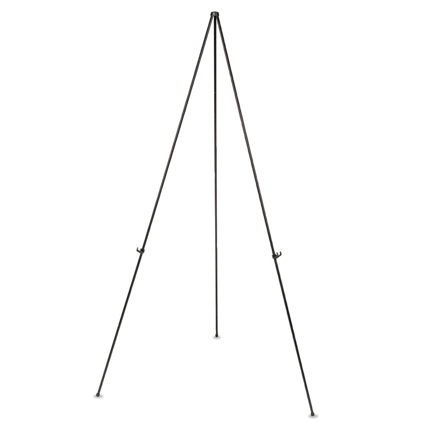 Lightweight Instant Easel, 61.5" Tall, Metal, Black