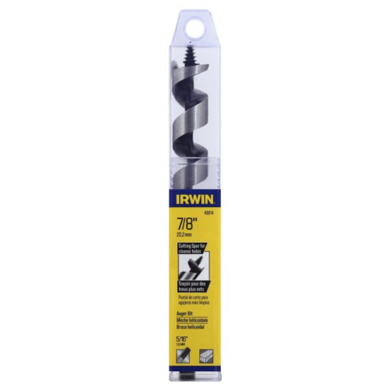 IRWIN - Irwin 7/8 in. D X 7.5 in. L Auger Bit Carbon Steel 1 pc