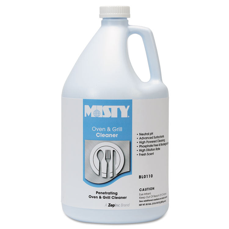 Misty - Heavy-Duty Oven and Grill Cleaner, 1 gal Bottle