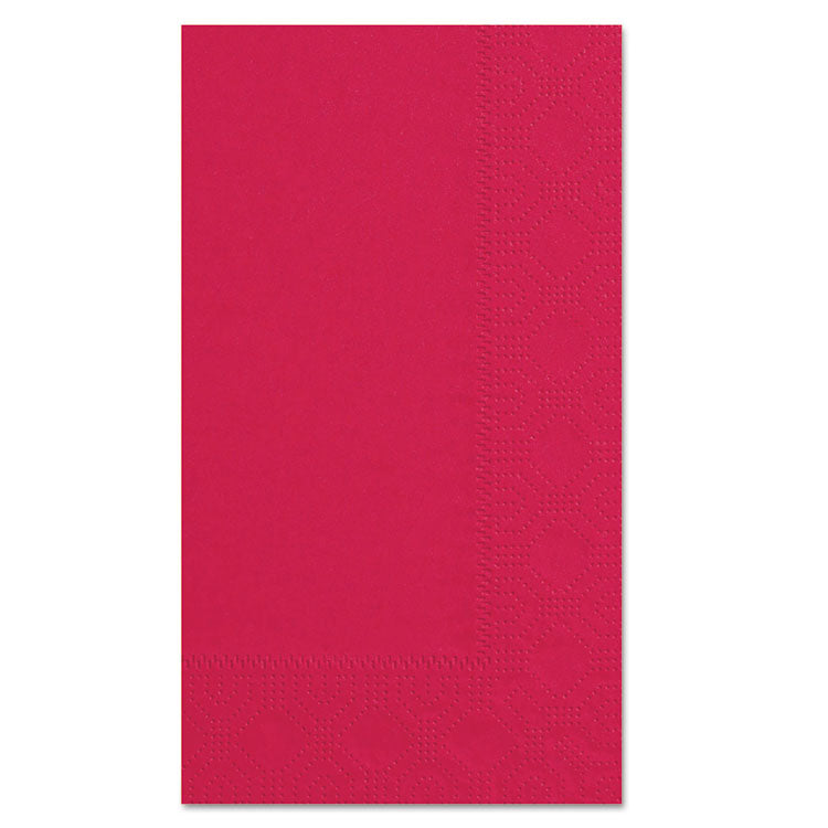 Hoffmaster - Dinner Napkins, 2-Ply, 15 x 17, Red, 1000/Carton