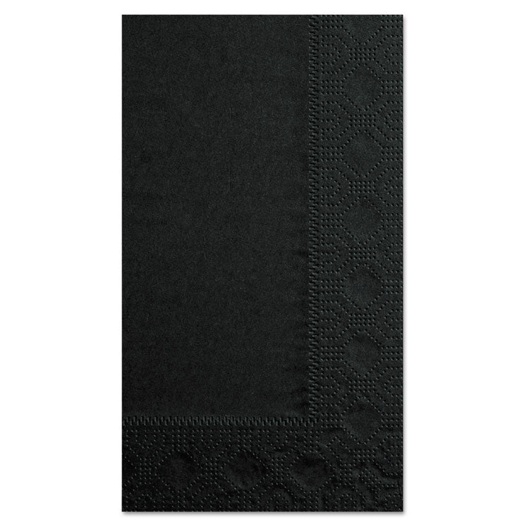 Hoffmaster - Dinner Napkins, 2-Ply, 15 x 17, Black, 1000/Carton