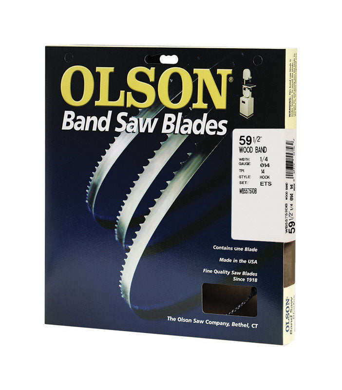OLSON - Olson 59.5 in. L X 0.3 in. W Carbon Steel Band Saw Blade 14 TPI Regular teeth 1 pk
