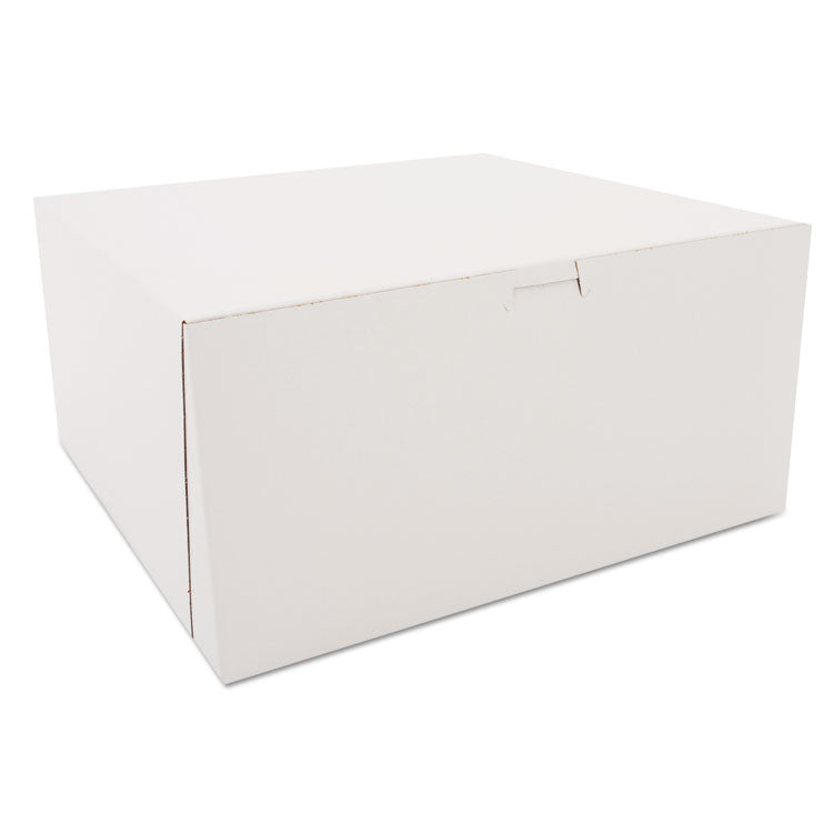 SCT - Tuck-Top Bakery Boxes, 12 x 12 x 6, White, Paper, 50/Carton