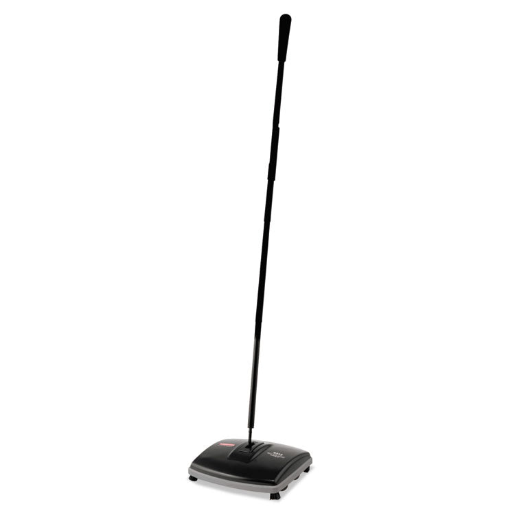 Rubbermaid Commercial - Floor and Carpet Sweeper, 44" Handle, Black/Gray