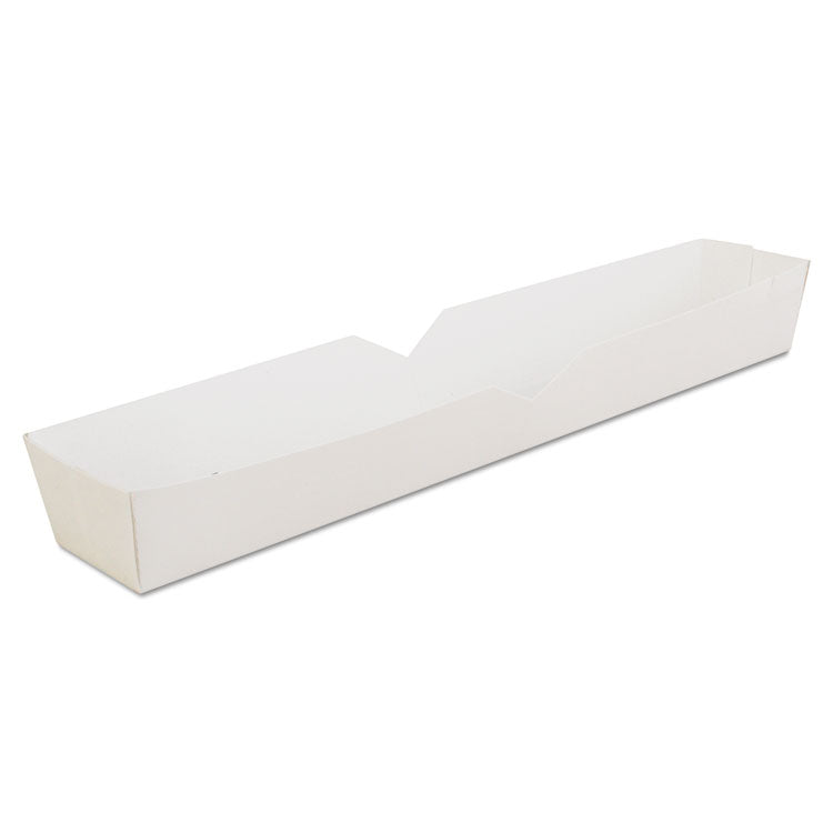 SCT - Hot Dog Tray, 10.25 x 1.5 x 1.25, White, Paper, 500/Carton